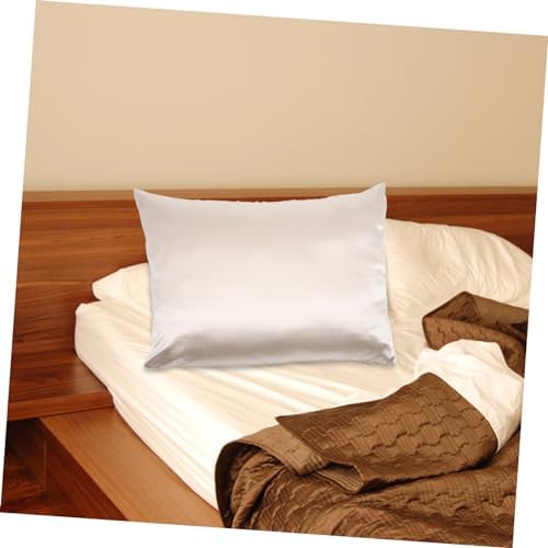 IWOWHERO 2pc Cooling Polyester Pillow Covers with Zipper Design