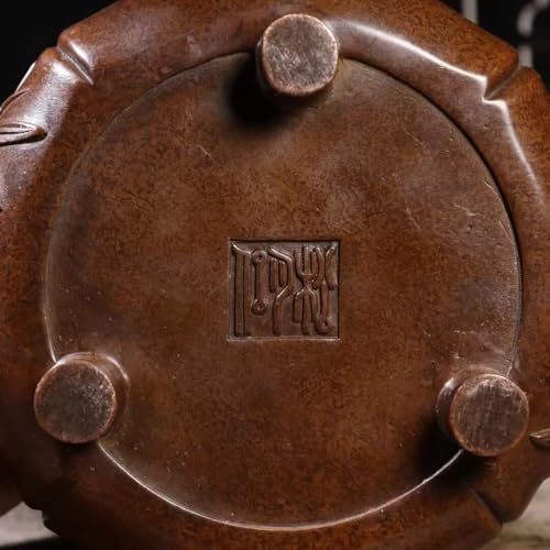 Julrybox Chinese Zen Copper Incense Holder Decor Kit