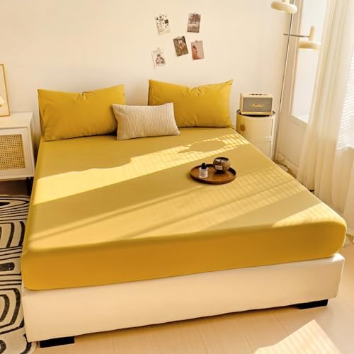 ZIQINPSQ Ultra Soft Fitted Sheet Twin Size