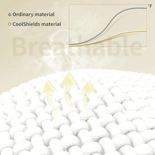 CoolShields Pillow Protector 2 Pack Waterproof Zippered King Size