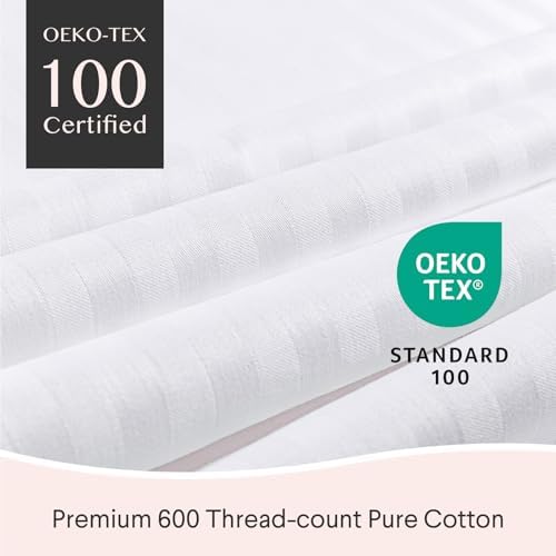 FAUNNA 600TC Cotton Pillow Protectors 2 Pack Toddler Size 13x18