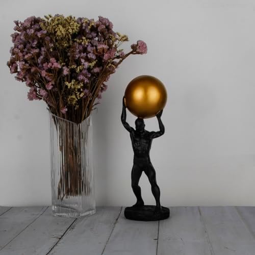 Modern Resin Hercules Sculpture Art Decor