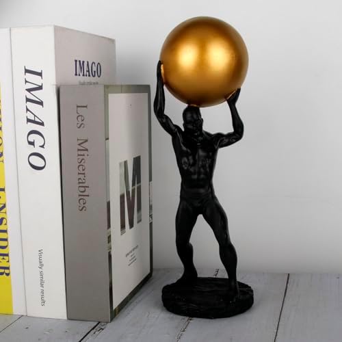 Modern Resin Hercules Sculpture Art Decor