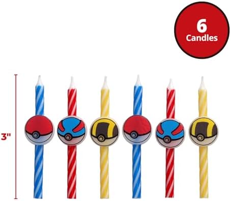 DecoPac Pokmon Birthday Candles 6 Pack