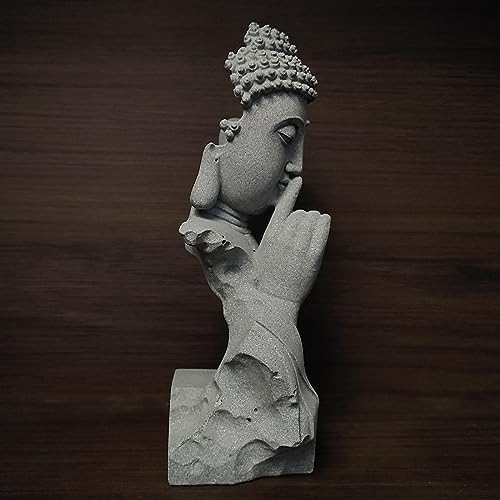 Livelyfish Meditating Buddha Statue for Fish Tank Home Decor