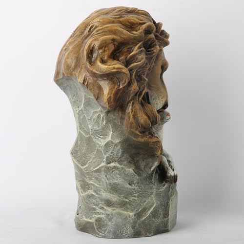 BC Home Dcor Lion with Lamb Statue - Love Never Fails