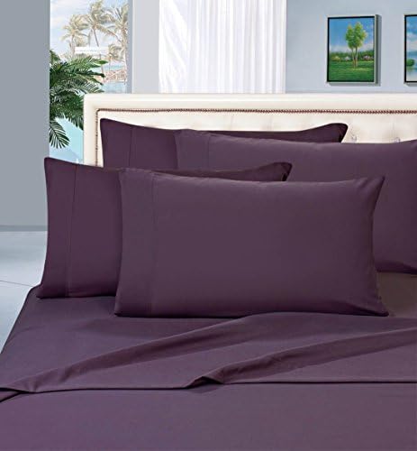 Elegant Comfort 6-Piece Wrinkle Resistant Ultra Soft King Bed Sheet Set