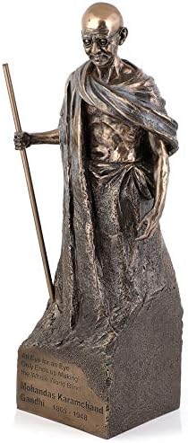 Antiques Nirmala Gandhi Ji Statue 12 Inch Bronze Finish
