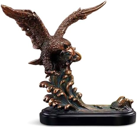 Treasure of Nature Bronze Plated Resin Eagle Picture Frame