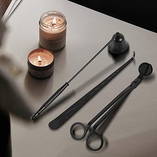 Kirecoo 3 in 1 Candle Care Kit with Trimmer Cutter Snuffer