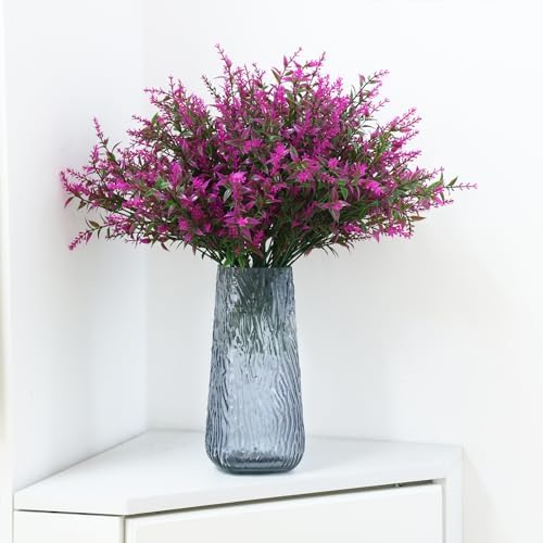 Ageomet Artificial Lavender Flowers 24 Bundles UV Resistant