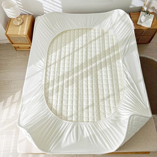 ZIQINPSQ Warm Cozy Fitted Sheet - No Pillowcase Deep Pocket All Seasons