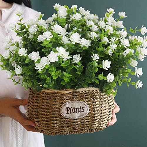 RECUTMS 12 Bundles Artificial Lotus Flowers UV Resistant Home Decor