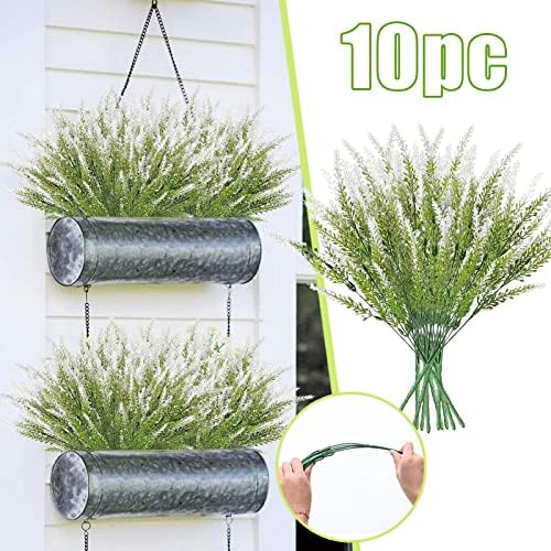 White Artificial Zinnia Flowers 10PC Latex Wedding Decor
