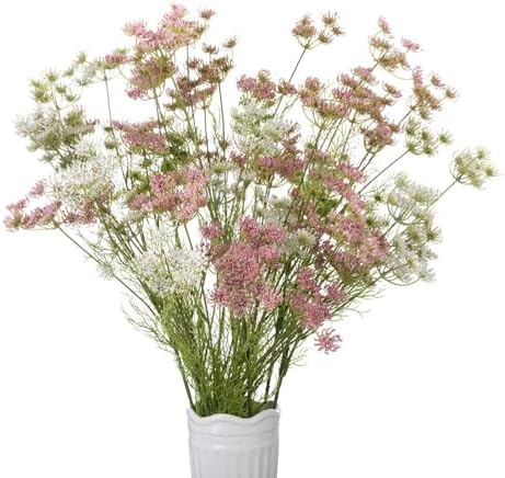 Nvzi Artificial Yarrow Wildflower Shrub Pink 319in