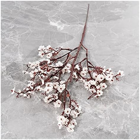 GaRcan Artificial Flowers with Pots White Branch Long Bouquet