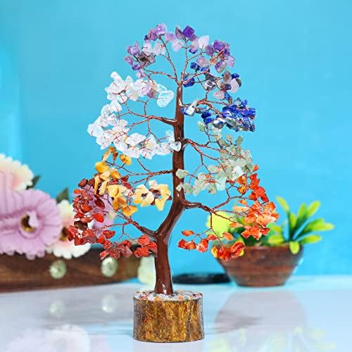 BEZAVO Seven Chakra Crystal Tree 10-12 Inch