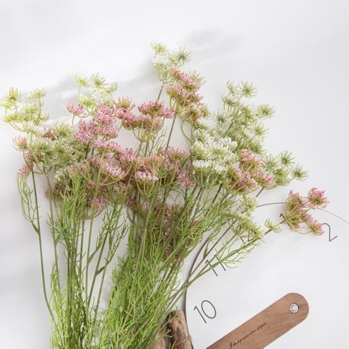 Nvzi Artificial Yarrow Wildflower Shrub Pink 319in