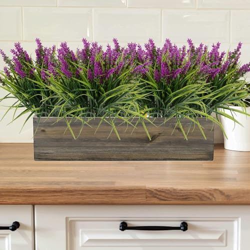 HANDIC 12pcs Artificial Lavender Flowers for Outdoor