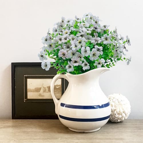 NOV FIRE Artificial Flowers - UV Resistant 20 Bundles