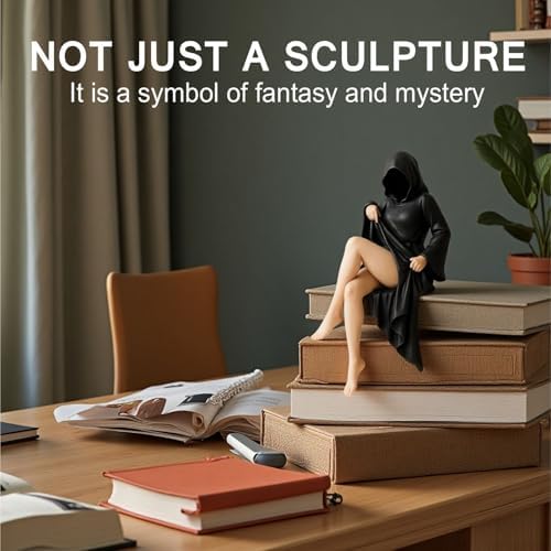 Gothic Queen Statue Bookshelf Decor 4 Inch Resin Sculpture