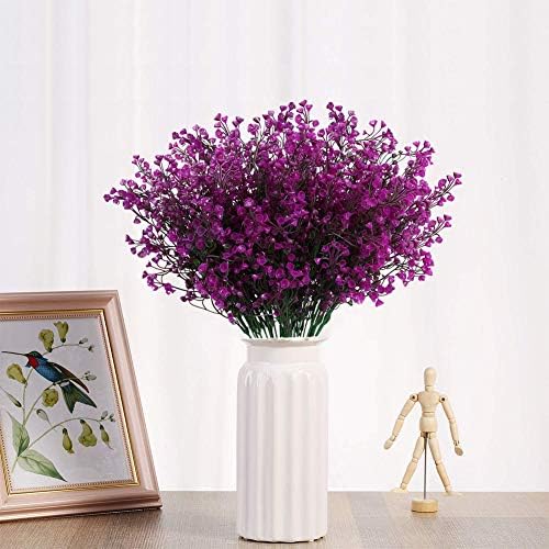 Fuchsia Artificial Shrubs Bushes 5 Pack UV Resistant