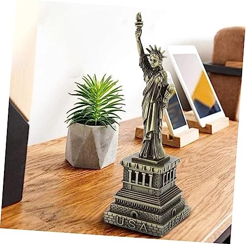 VINTORKY USA Statue of Liberty Metal Decor Sculpture
