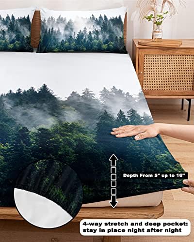 Chees D Zone Twin XL Deep Pocket Fitted Sheet Set 1