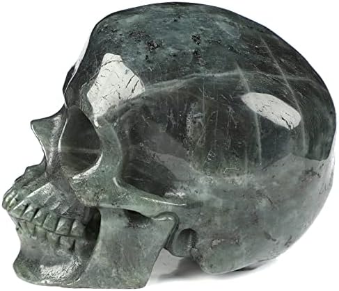 Skullis Labradorite Crystal Skull Hand Carved Statue