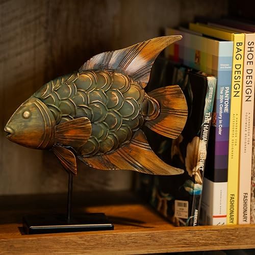 Made Easy Kit Fish Metal Art Freestanding Statue