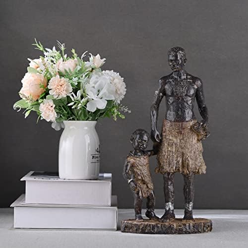 DOVDOV 12 African Father and Son Statue Home Decor 1