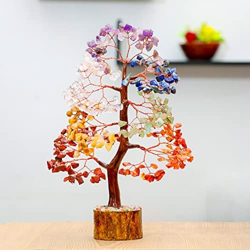 BEZAVO Seven Chakra Crystal Tree 10-12 Inch