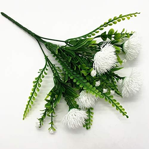 CATTREE Artificial Dandelion Plants 4 Pack White