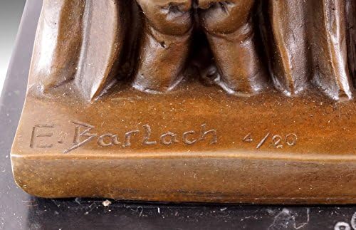 Bronze Figure UK - Signed Ernst Barlach - Contemporary Sculpture