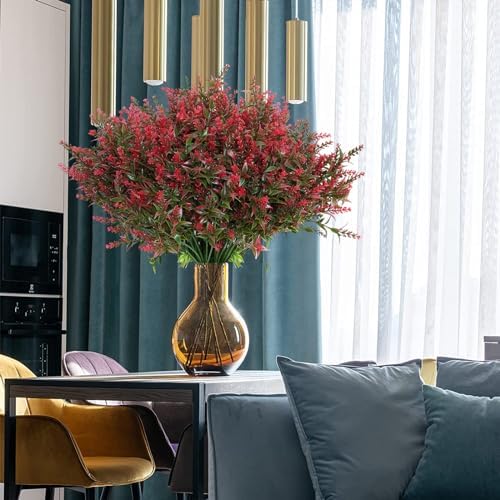 JIFTOK 12 Pcs Artificial Lavender Flowers for Home Decor