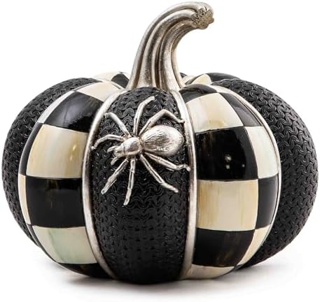 MACKENZIE-CHILDS Spellbound Spider Pumpkin Decor