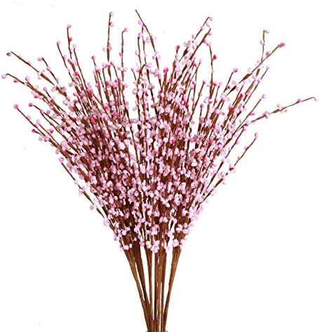 10pcs Winter Jasmine Artificial Flower Set Pink