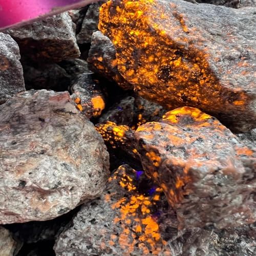 11lb Yooperlite Raw Flame Stones for Tumbling Decoration