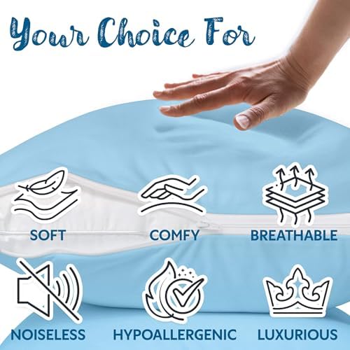 Guardmax Jersey Pillow Protector 2 Pack Queen Size 20x30