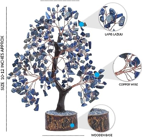 PYOR Lapis Lazuli Crystal Tree - Feng Shui Decor