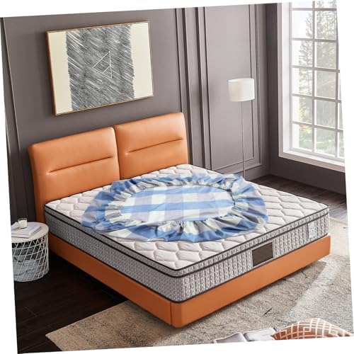 Levemolo Fitted Mattress Cover for Twin Bed Blue