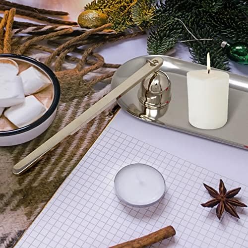 Yueton 1 PCS Gold Candle Snuffer with Long Handle 1