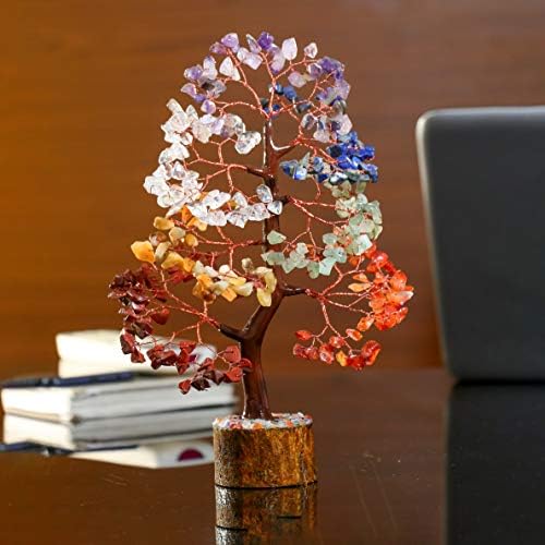 BEZAVO Seven Chakra Crystal Tree 10-12 Inch