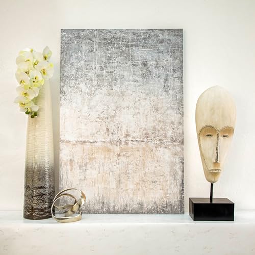 Sagebrook Home Modern Abstract Aluminum Sculpture Silver 7 Inch