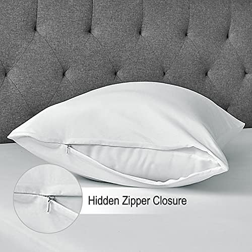 Royale Linens Waterproof Pillow Protectors King 8 Pack