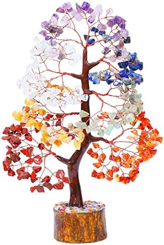 BEZAVO Seven Chakra Crystal Tree 10-12 Inch