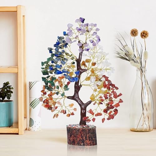 YATSKIA Chakra Crystal Tree - Handmade Healing Decor 1