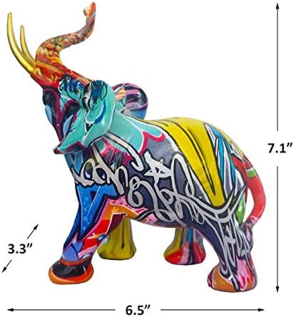Meetjoyancy Elephant Statue Handcrafted Wall Art Sculpture