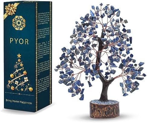 PYOR Lapis Lazuli Crystal Tree - Feng Shui Decor