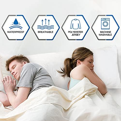 Coldwind Waterproof Body Pillow Cover 21x55 White 1